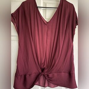 Naked Zebra twist front top